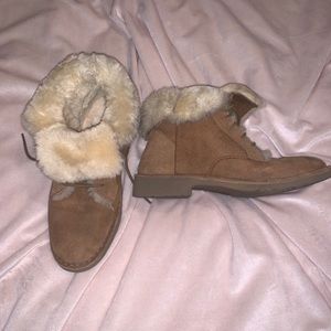 Ugg lace up booties